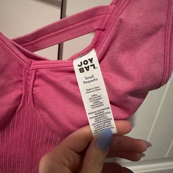 JoyLab Hot Pink Sleeveless Romper Jumpsuit - Picture 3 of 6